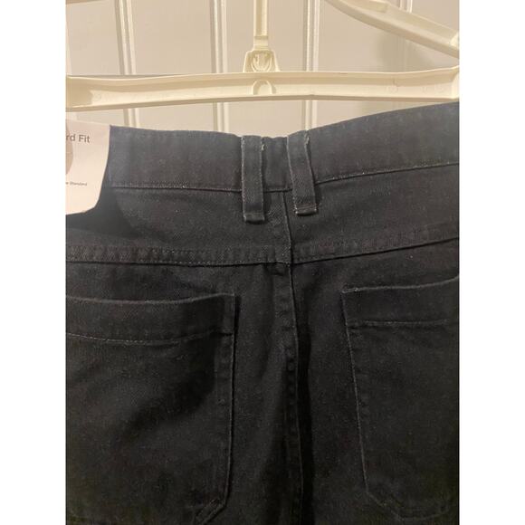 Air Jordan Shot Challenge Print Black Denim Straight Leg Jeans 30x28 - Picture 9 of 11